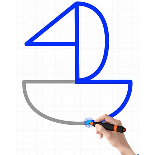 Single Line Puzzle Drawing