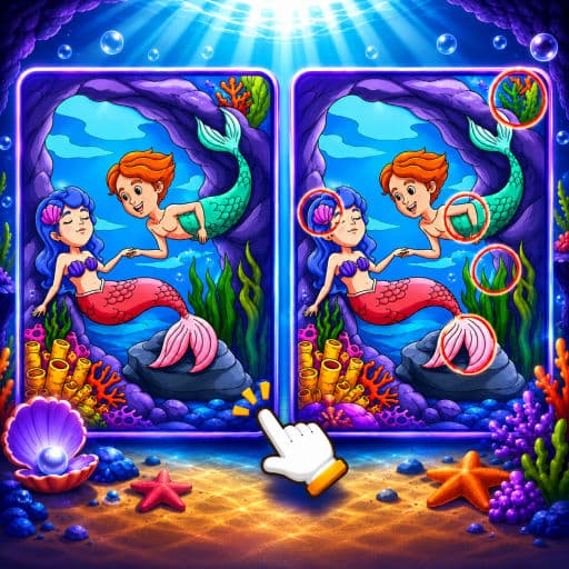 Spot The Difference Mystic Mermaids