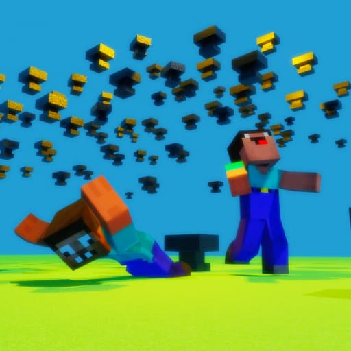 Noob vs Pro But Anvil Rain Minecraft