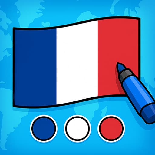 Flag Paint Puzzle Game