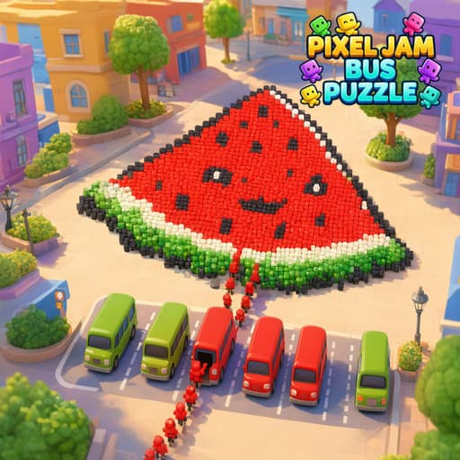Pixel Jam Bus Puzzle