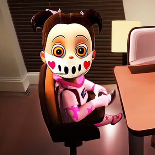 Scary Baby Pink Horror Game