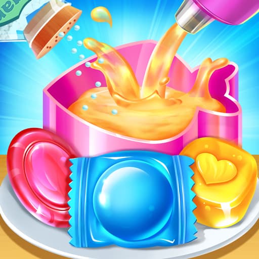 Sweet Candy Maker - Lollipop &amp; Gummy Candy Game