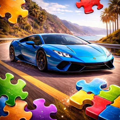 Racing Cars Puzzle Time