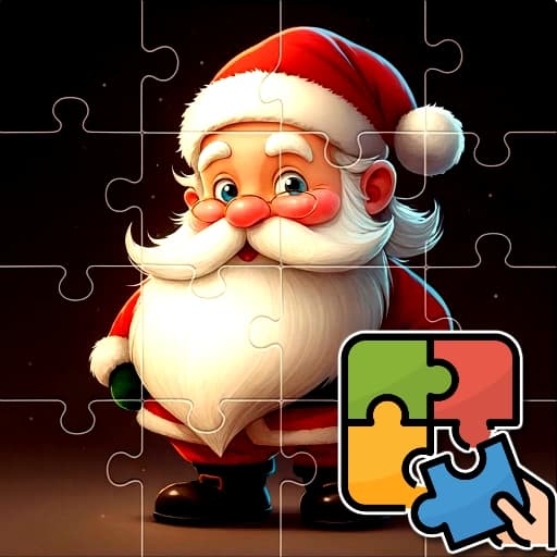 Christmas Puzzle With Santa