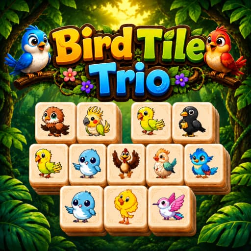 Bird Tile Trio