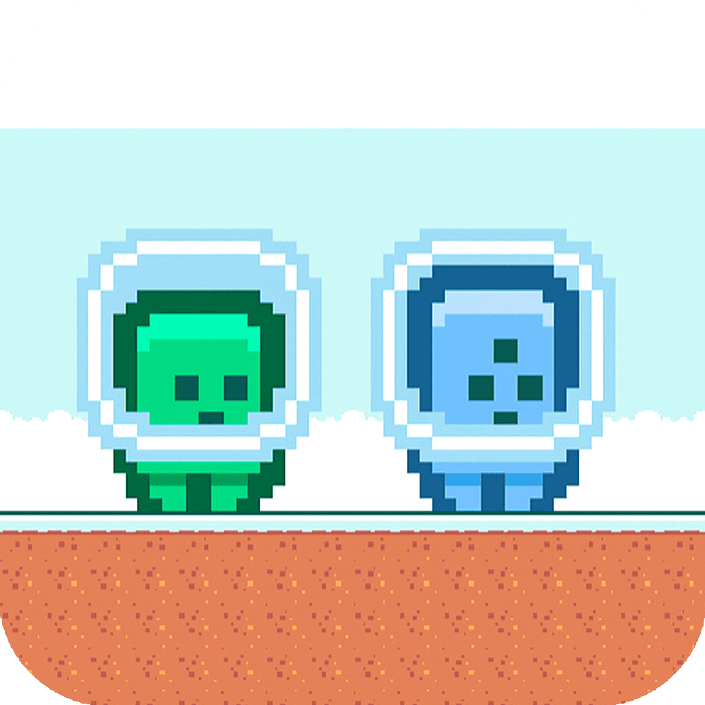 Green and Blue Cuteman