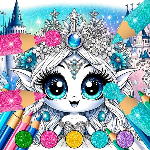 Royal Castles Coloring Page